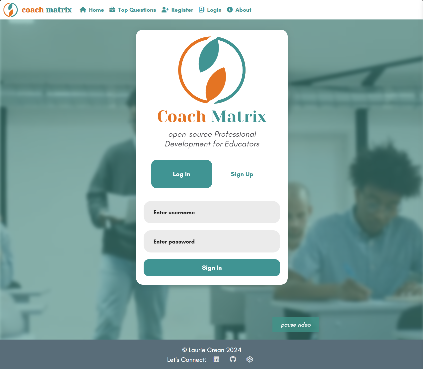 Coach Matrix Screenshot A